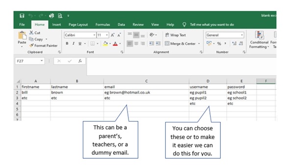 Excel sheet